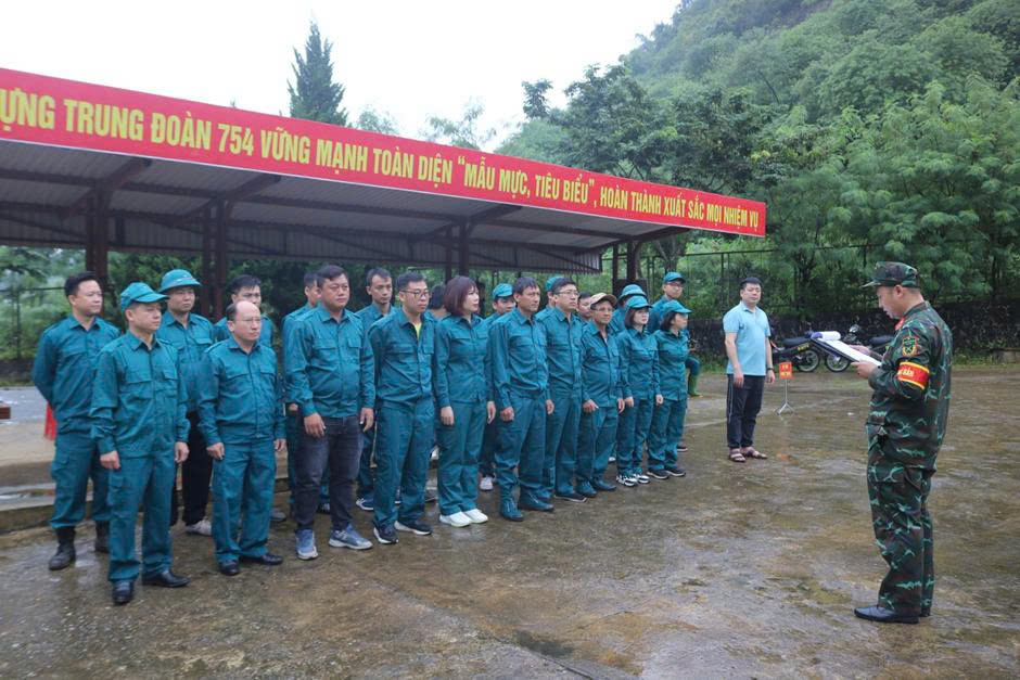 Hình ảnh Buổi khai mạc huấn luyện